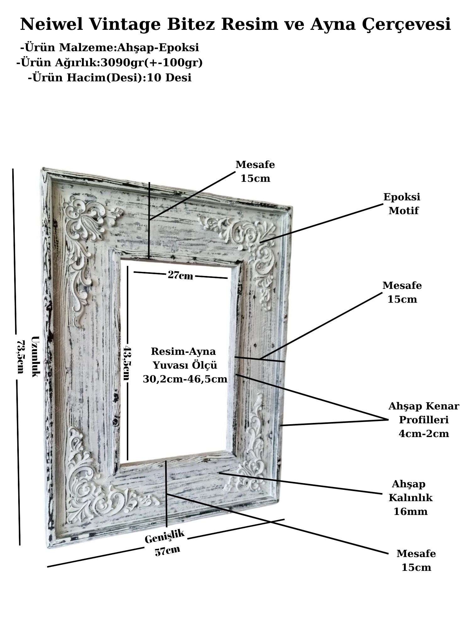Neiwel%20Vintage%20Bitez%20Resim%20ve%20Ayna%20Çerçevesi