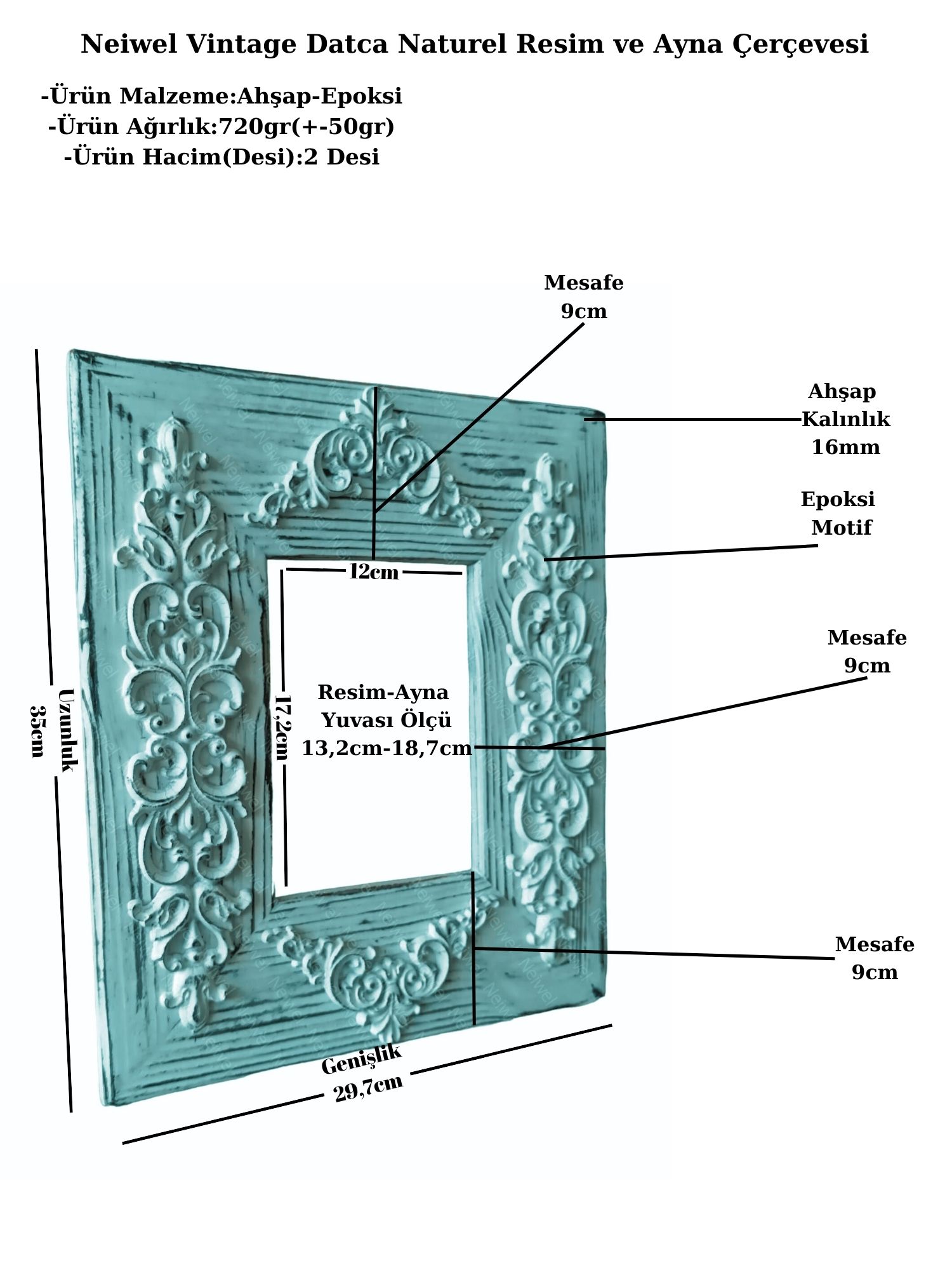 Neiwel%20Vintage%20Datca%20Naturel%20Resim%20ve%20Ayna%20Çerçevesi