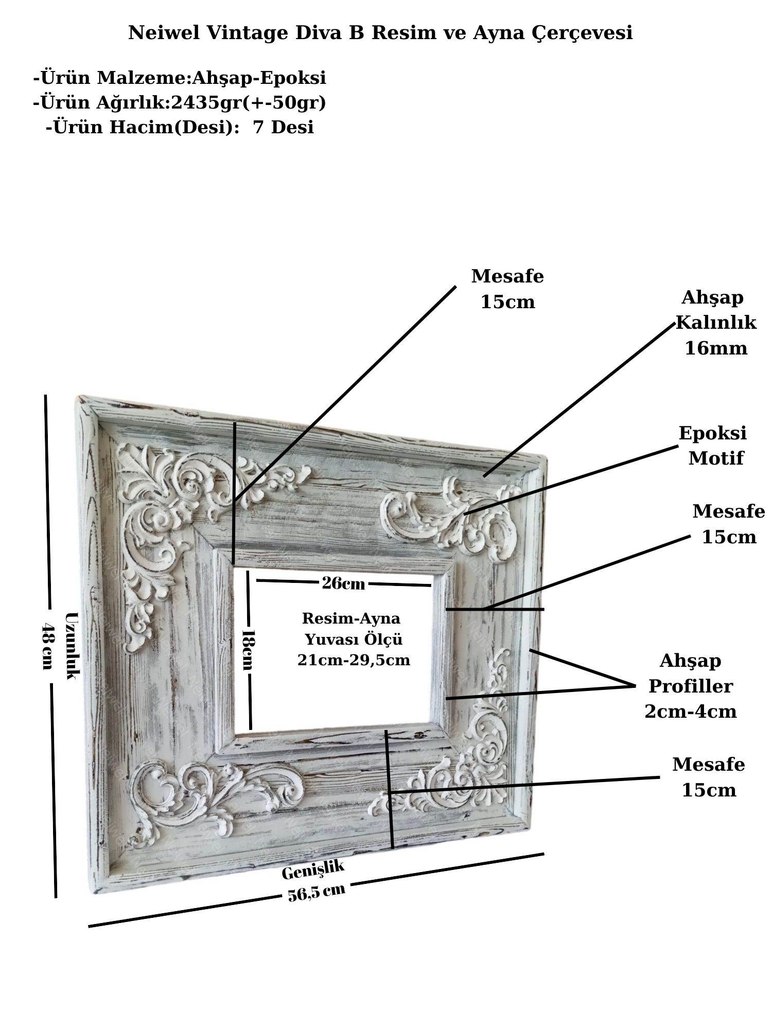 Neiwel%20Vintage%20Diva%20B%20Resim%20ve%20Ayna%20Çerçevesi