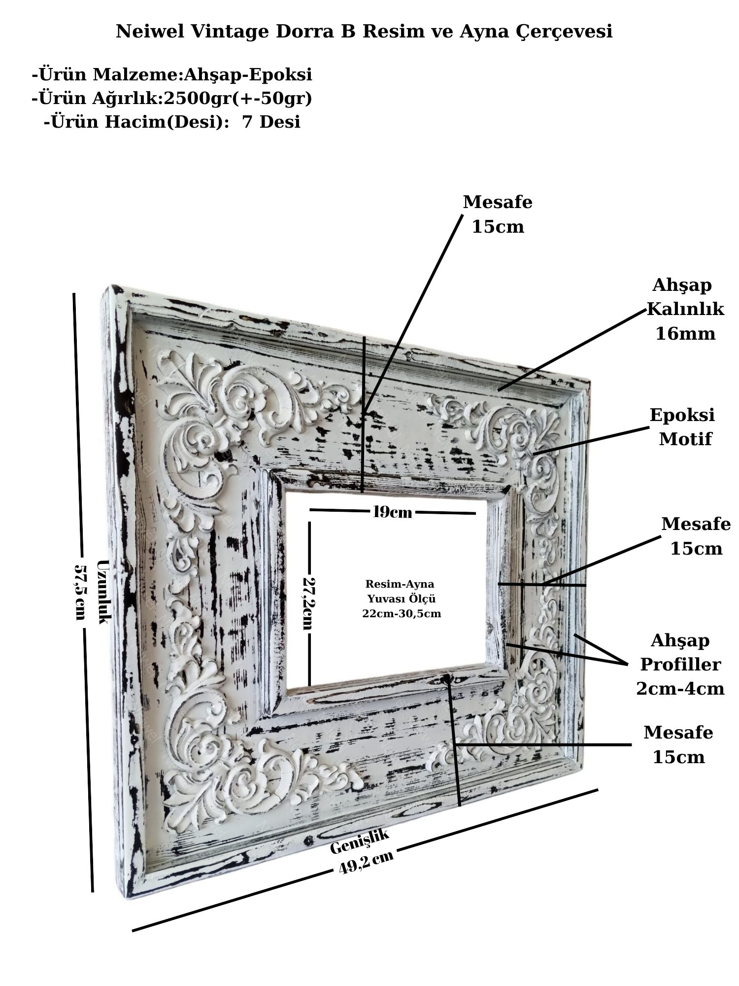 Neiwel%20Vintage%20Dorra%20B%20Resim%20ve%20Ayna%20Çerçevesi