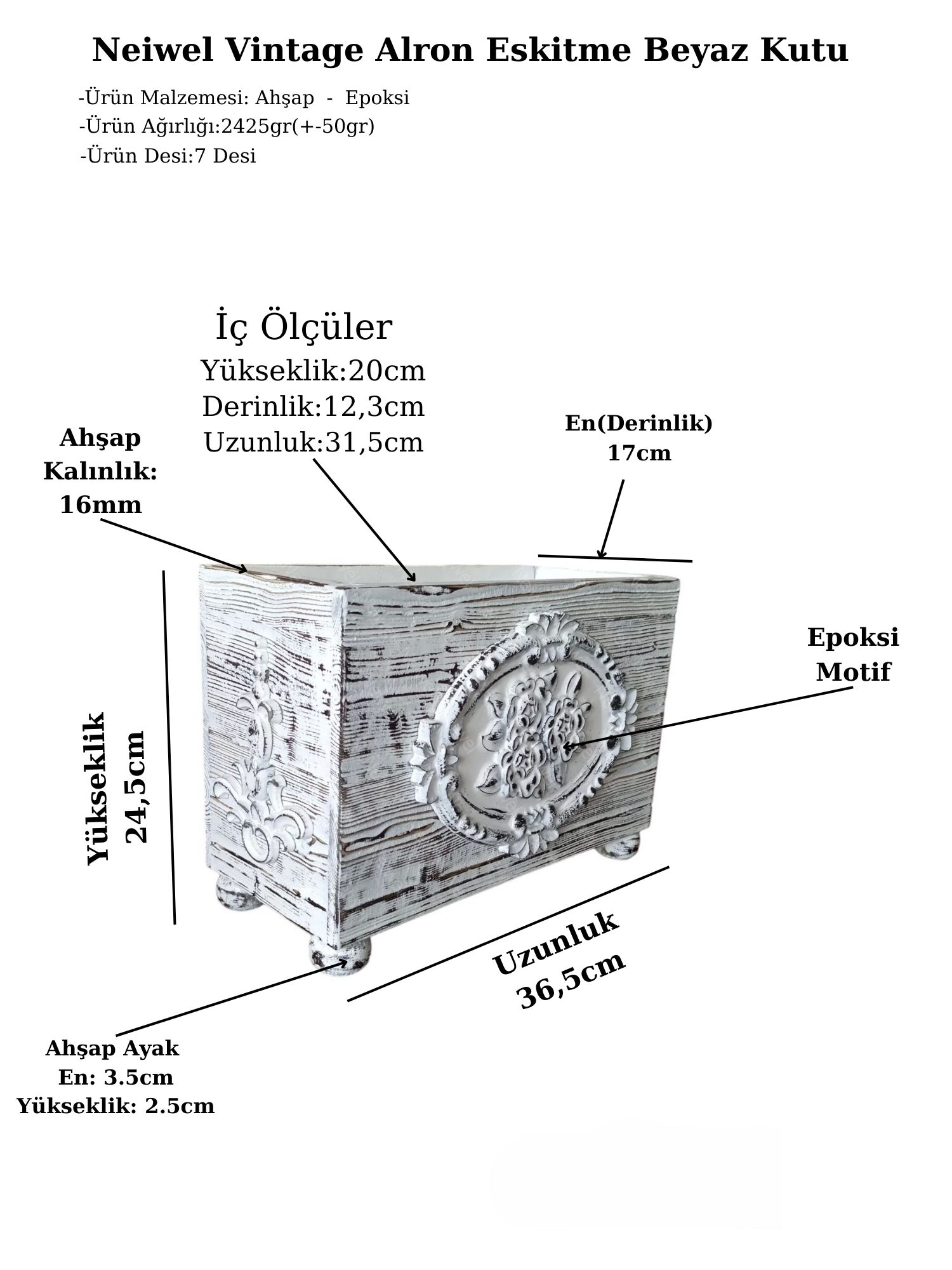 Neiwel%20Vintage%20Levni%20Eskitme%20Beyaz%20Kutu